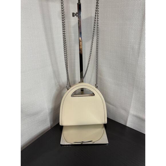 Coach Handbags - Coach Mini Wallet on Chain — Chalk/Ivory Smooth Leather NWT